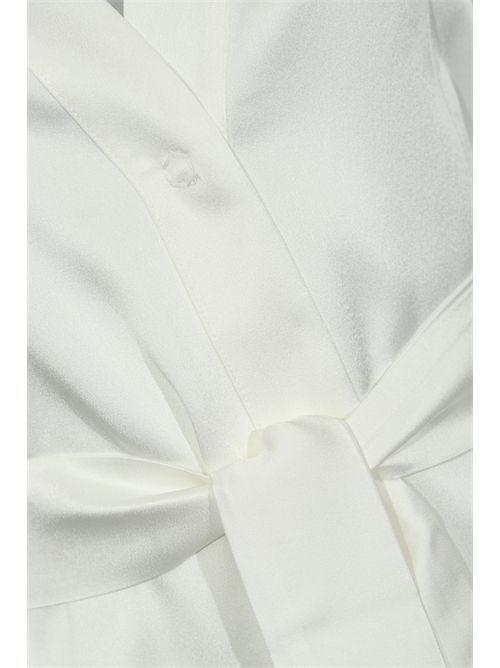 Camicia incrociata in raso Clips | A306 942000003